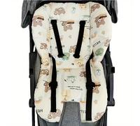 TEMU Cojín acolchado para cochecito de bebé, y , forro de asiento para silla de , fibra de poliéster, compatible con cochecito y silla , para niños de 0 a 3 años.