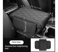 TEMU Cojín Acolchado para Reposabrazos de Coche con Ajuste y Soporte para Teléfono - Cuero PU, Diseño Ergonómico para una Conducción Cómoda, la Fatiga de , Se a la Mayoría de los Vehículos