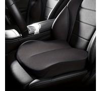 TEMU Cojín de Asiento de Coche de Espuma Viscoelástica Ergonómico - Transpirable, Refuerzo para Mejorar la Postura y Soporte, para Todas , Negro