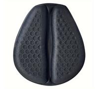 TEMU Cojín de asiento de con cojín de gel motocicleta con absorción de impactos de panal de y de asiento transpirable