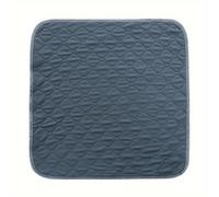 TEMU Cojín de asiento de silla de ruedas lavable y a prueba de fugas - a prueba de orina para adultos mayores, 19,69 x 19,69 pulgadas