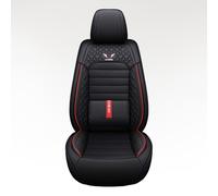 TEMU Cojín de Asiento para Auto en Cuero PU Beige y Duradero, Diseño Moderno para Todas , Ajustable a la Mayoría de Modelos