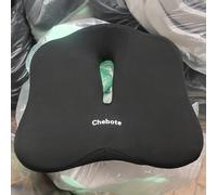 TEMU Cojín de espuma viscoelástica para el coxis, con de poliéster lavable, diseño antideslizante y soporte adecuado para sillas de oficina, sillas de ruedas y asientos de coche.