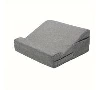 TEMU Cojín de soporte diseñado para leer mientras se utiliza una laptop o tablet. cojín ergonómico tela con costuras negras, altura ajustable y un para uso prolongado.