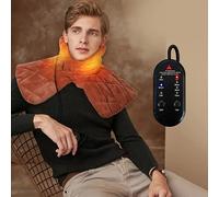 TEMU Cojín de Soporte para Cuello, Chal Unisex, Calentador de Cuello USB, Ajustable a la de Tu Preferencia, Ajustes de y 4 Opciones de Temporizador, Inodoro, No Batería Externa ni Adaptador