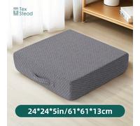TEMU Cojín de suelo cuadrado diseñado para adultos - un cojín de meditación grande con espuma gruesa, adecuado para sentarse, y para yoga en salas de estar, o de tatami al