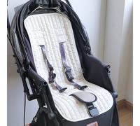 TEMU Cojín para Cochecito Infantil con Estampado de Rebanada de Pizza - Duradera de Poliéster, Lavable a Máquina y Diseño Ergonómico para Asiento o Silla , Accesorio para Cochecitos