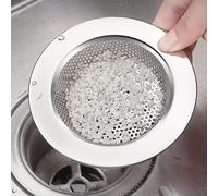 TEMU Colador de Fregadero de Cocina de Acero Inoxidable 1pc - Malla , Filtro de Desagüe Duradero de Acero Inoxidable 304 para Uso Doméstico