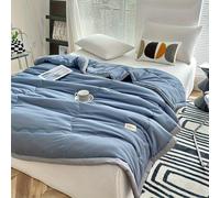 TEMU Colcha Ultra y para Confort en Todas - Cubrecama Acolchado con Relleno de Microfibra, Lavable a Máquina para Cama, Sofá, Camping y Viajes - Estilo Contemporáneo, 100% Poliéster, Diseño Acolchado