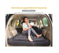 TEMU Colchón de aire para coche, superficie de abeja de miel, cojín de sofá al , cama de aire para SUV - Plush de cara, colchón inflable para dormir para el hogar, de con bomba gratuita + almohada