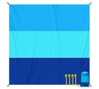 TEMU Colchoneta de playa extra grande, y a prueba de arena para 4-7 , ideal para viajes a , camping y senderismo