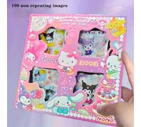 TEMU Colección de 100 stickers con Hello Kitty, Cinnamoroll y Kuromi de Sanrio - para o como regalo