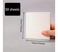 TEMU Colección de 50 Paneles de Cuadrados Premium, con Mayor Grosor para Artistas, Ideales para Varios Proyectos , Tamaño de 3.94 .94 Pulgadas, Disponibles en .