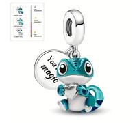 TEMU Colgante DIY de del amor, 1 pieza, colgante plateado de 925 para pulsera, brazalete y collar, accesorios para hacer joyas, regalo para mujer para de San Valentín y de la