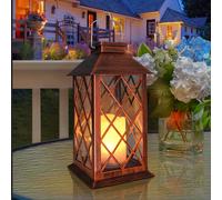 TEMU Colgante Solar, Luces de Cuerda sin Llama para Exteriores, Sin Factura de Luz en 4 - Sensor de Luz Inteligente, Vela Flotante para , Decoración para Halloween/Navidad/Jardín/