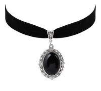 TEMU Collar , Collar de Terciopelo , Collar Gótico, Collar Vintage, Joyería Navideña para Mujeres