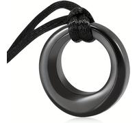 TEMU Collar con colgante circular de acero inoxidable 316L 316L, un collar diseñado para cenizas, colgante de pequeña