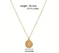 TEMU Collar con colgante de piedra natural rosa, estilo vintage y delicado, para mujeres. Esta cadena para clavícula es ideal para joyería de boda y regalos.