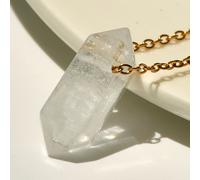 TEMU Collar de 1 colgante hexagonal de , joyería de moda a con y , gargantilla de piedra natural (el puede )