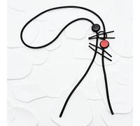 TEMU Collar geométrico de silicona Boho-Chic con detalles coloridos - Largo, versátil para atuendos informales y formales, regalo para Pascua.