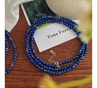 TEMU Collar largo de natural con cadena, piedra auténtica para suéteres, la mejor opción como regalo / Unisex / Para todas / Regalos ideales en otoño e invierno