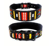 TEMU Collar para perro reflectante para exteriores: Tejido de poliéster y , lavar a únicamente, adecuado para todas las condiciones climáticas