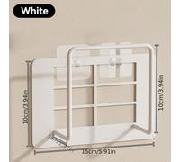 TEMU Colocación del router en el estante del wifi, estante para en la pared, de almacenamiento sin perforaciones, estante para decodificadores, estantes de utilidad.
