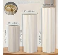TEMU Columnas de Papel Decorativas Plegadas en el Estilo de Columnas para Halloween, Navidad y - Perfectas para Celebraciones como y Festivales. Nota: Las Láminas de Acrílico No Están Incluidas