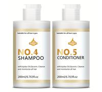 TEMU Combinación de champú hidratante y acondicionador que limpia el cabello, con acondicionador para cabellos y frágiles, incluyendo los dañados por tintes, control de aceite e hidratación