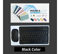 TEMU Combo de Teclado y Ratón Inalámbricos Portátiles para iPad, , Samsung, Tabletas Xiaomi - Conectividad Inalámbrica, Batería Recargable, Detección de Movimiento Óptico, Diseño y , Ratón Inalámbrico