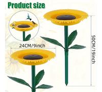 TEMU Comedero para Pájaros de para Jardín Exterior - Material PP Duradero, para Decoración Festiva de Jardín y Atraer Aves