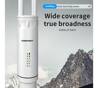 TEMU COMFAST Wifi Repeater Router Amplificador de Acceso Punto Exterior Extensor Wi-Fi Base Estación Inalámbrica Poe Dual 2.4G+5Ghz