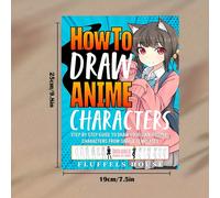 TEMU Cómo dibujar personajes de anime | Guía para dibujar tus propios personajes originales a de plantillas sencillas | Material: Papel