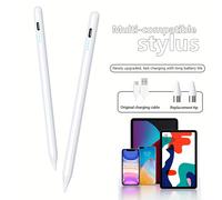 TEMU Compatible con iPad// - Apple Pencil de Carga Rápida, Capacitivo de Precisión Adecuado para iOS, Samsung, Tabletas Kindle con Puntas de Repuesto y Cable de Carga
