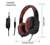 TEMU Compatible con PS5, PS4, y Mac - Insonorizado, Control de Volumen, Jack de 3.5 mm, Cable Extensible, Auriculares, Cascos Gaming con Micrófono.