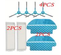 TEMU Componentes de repuesto para el aspirador CECOTEC Conga 3290, 3490 y 3690, que filtros HEPA, cepillos de rodillo, almohadillas de mopa, paños y cepillos para el Proscenic M7