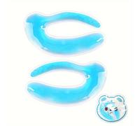 TEMU Compresa de gel para ojos reutilizable, fría para ojos, compresa fría y caliente para el cuidado de , máscara de gel fría para ojos