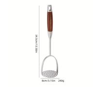 TEMU Compresor de de de acero inoxidable 304, compresor manual resistente para de patatas, herramienta multifuncional para uso doméstico y auxiliar en la preparación de alimentos para bebés