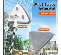 TEMU Con 2 Paños de Limpieza, Herramientas de Limpieza Altas con Rasquetas, Toallitas Especiales para Ventanas, Paredes y Techos Suaves