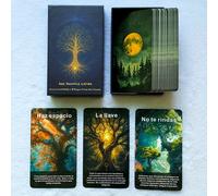 TEMU con un tema de español, diseñada para mensajes estéticos relacionados con la mindfulness y la contemplación diaria, que mide 12X7Cm (4.72X2.75 pulgadas) y de 56 cartas