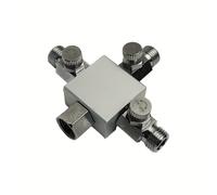 TEMU Conector de bomba de aire de presión cruzada con de 1/8" y múltiples tubos para técnicas de pintura precisas, duradero y fácil de usar, accesorio de de aire.