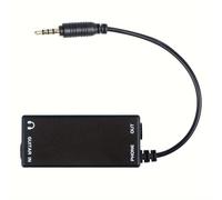 TEMU Conector de teléfono móvil Guitarra Altavoz Batería eléctrica Instrumento musical Convertidor Cable Guitarra de grabación Eid