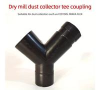 TEMU Conector en Y para Manguera de Colector de Polvo FESTOOL FLEX de 3 Vías - Accesorio Adaptador Rotativo, No Eléctrico, Plástico Duradero