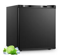 TEMU Congelador Vertical de 32L, Mini Congelador Compacto con Puerta Reversible, Termostato Ajustable, Estantes Extraíbles, Congelador Ahorrador de Energía para Garaje/Residencia/Oficina/,