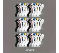 TEMU Conjunto De 10/ De Calcetines Deportivos Unisex Con , Cómodos Y Transpirables Para Correr Y Actividades Al Aire Libre, Medias Y Lencería Para Mujer