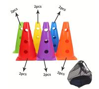 TEMU Conjunto de 12/18/24/30/36 piezas de conos pequeños de entrenamiento para práctica de fútbol, marcador de de de agilidad para ejercicios de fútbol y baloncesto