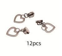 TEMU Conjunto de 12 piezas de cremalleras de nylon de con de Lycra, cabeza de cremallera #5, fabricación de carteras DIY, producción de costura, fabricación de carteras DIY