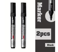 TEMU Conjunto de 2/5 Piezas de Marcadores a Base de Aceite Permanente con de 2.0mm, Tinta Impermeable de Secado Rápido, Punta Gruesa para Metal, Plástico, Azulejo, Vidrio, Papel de y Uso