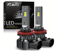 TEMU Conjunto de 2 bombillas LED H8 H11 para faros delanteros 9005 HB3 9006 HB4, luces antiniebla H27 880 881 CANBUS MINI 60W CSP color 12V lámpara automática 6500K