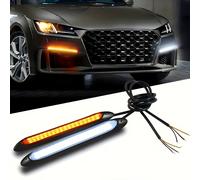 TEMU Conjunto de 2 Luces Decorativas LED para Coche con de Escaneo, Luz de , Rejilla y Cinturón de Agua Fluyente en Dos Colores y